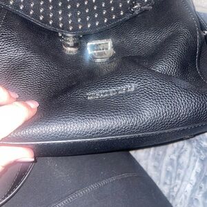 Michael Kors Black Studded Shoulder Bag